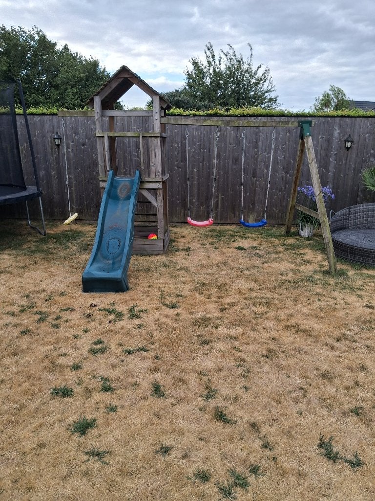 Schommel en glijbaan, Ophalen, Gebruikt, Glijbaan