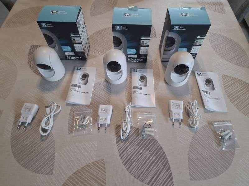 LSC Smart Connect draaibare camera 3 stuks, Ophalen, Zo goed als nieuw, Binnencamera