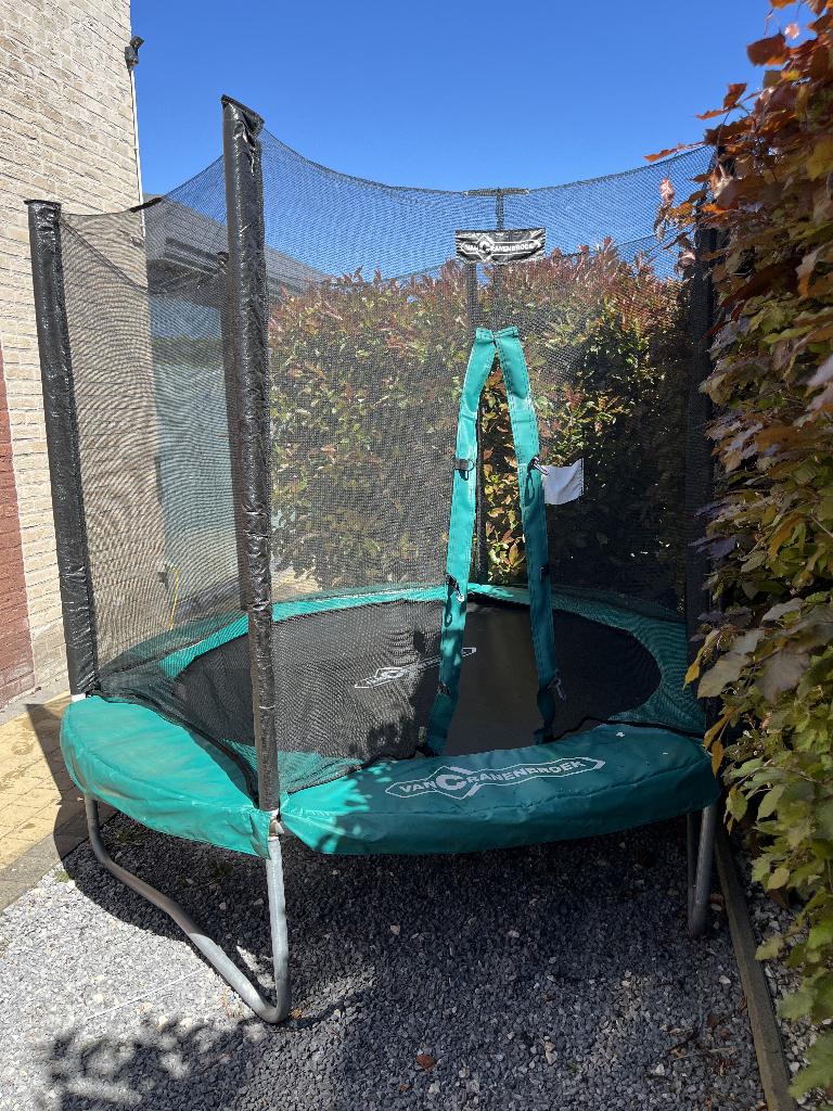 Trampoline avec filet Ø244 cm, Enlèvement, Utilisé