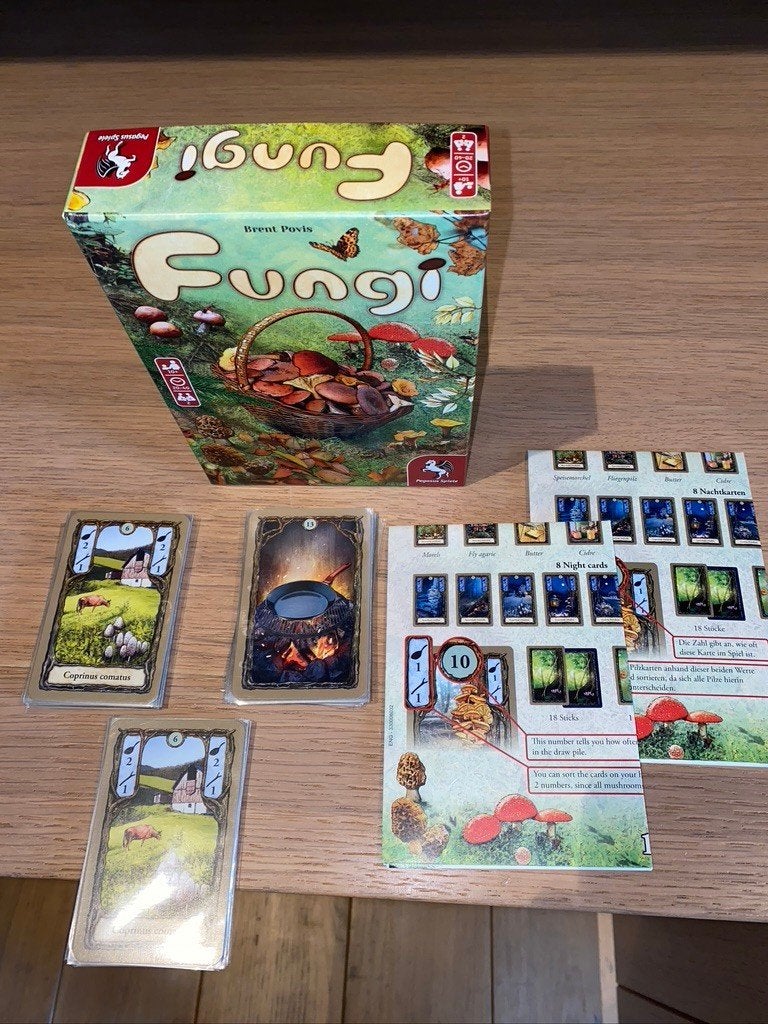 Caverna Het Duel & Fungi Kaartspellen, Enlèvement, Comme neuf