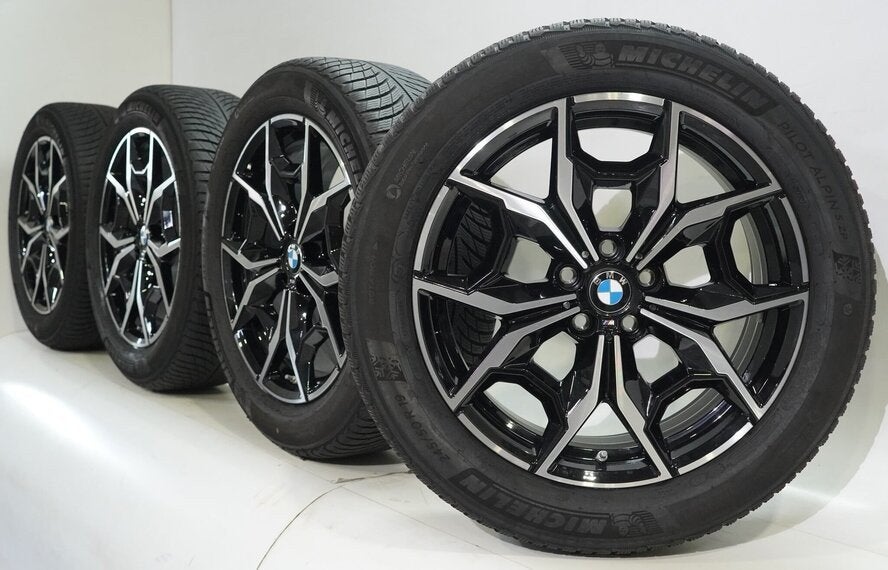 BMW X3 X4 G01 G02 887M 19 inch velgen Michelin Runflat Winte, Auto-onderdelen, Ophalen, 19 inch, Winterbanden, Banden en Velgen