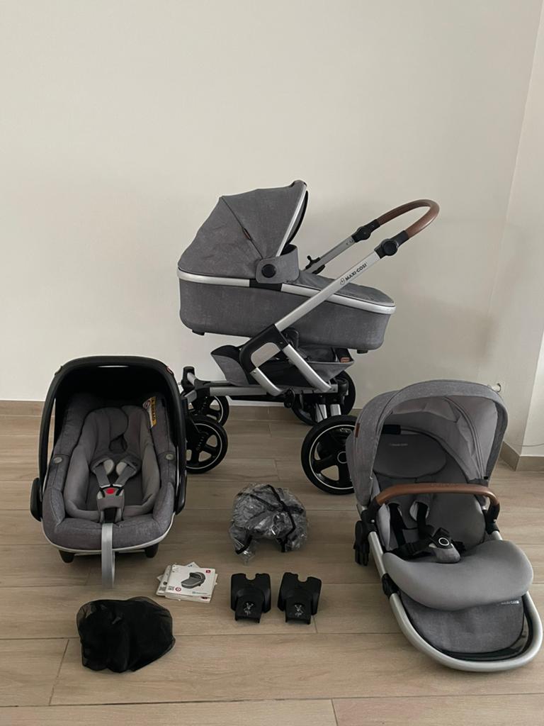 Maxi -Cosi Nova 4 Nomad Black kinderwagen -3 in-1 Set, Ophalen of Verzenden, Zo goed als nieuw, W, Babygelk