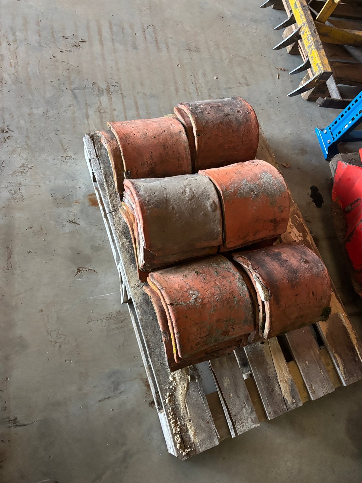 Originele Boomse nokken 34stuks, Doe-het-zelf en Bouw, Ophalen, Gebruikt, Steen of Klei, Dakpannen