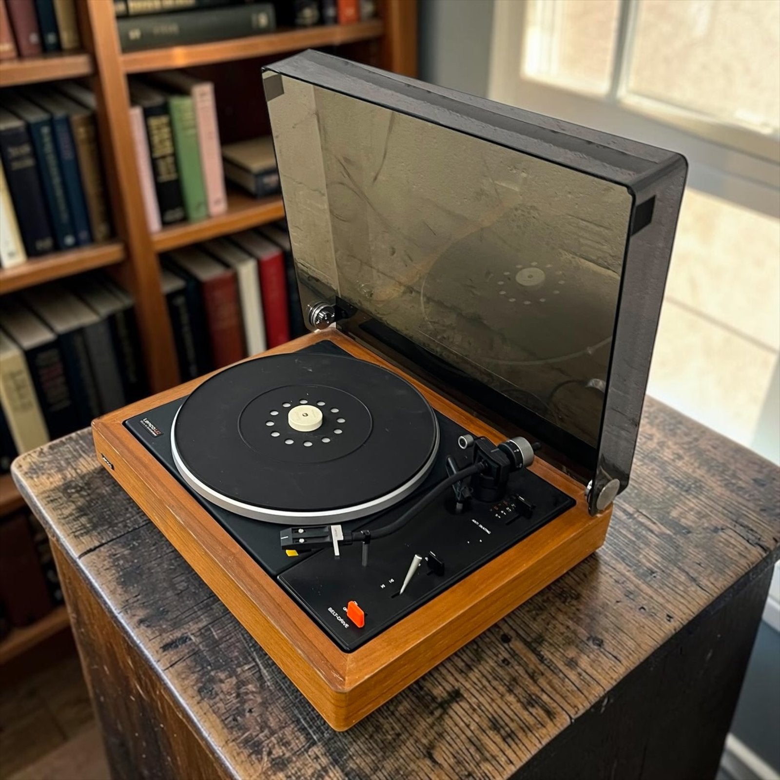 Tourne-disque vintage LENCO L82, TV, Hi-fi & Vidéo, Tourne-disques, Enlèvement, Utilisé, Tourne-disque