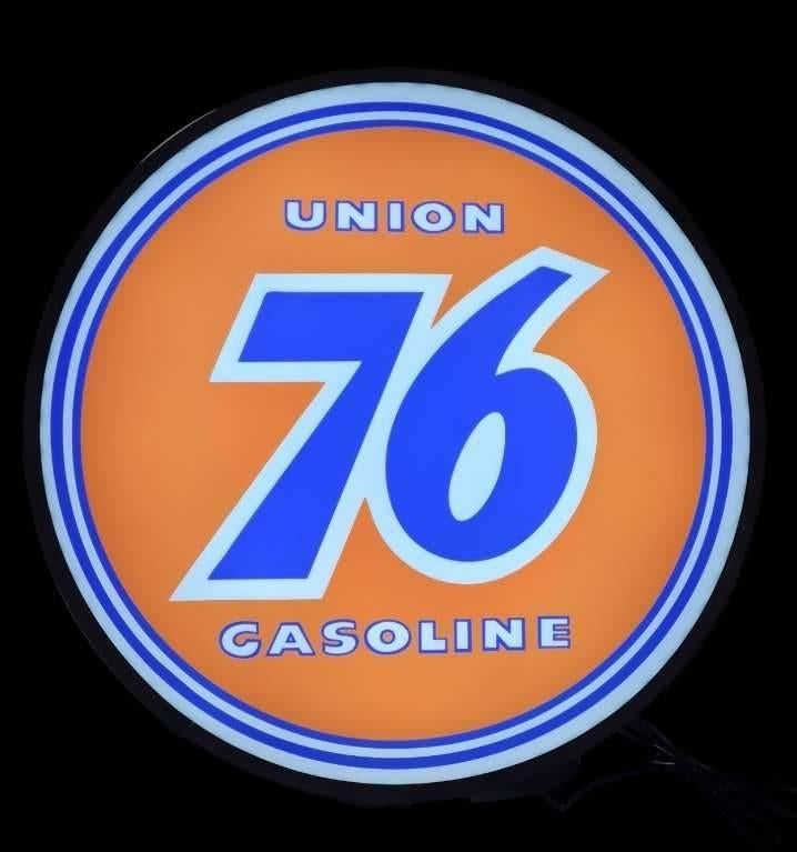 Union 76 gasoline wandlamp reclame decoratie en veel andere, Collections, Marques & Objets publicitaires, Enlèvement ou Envoi