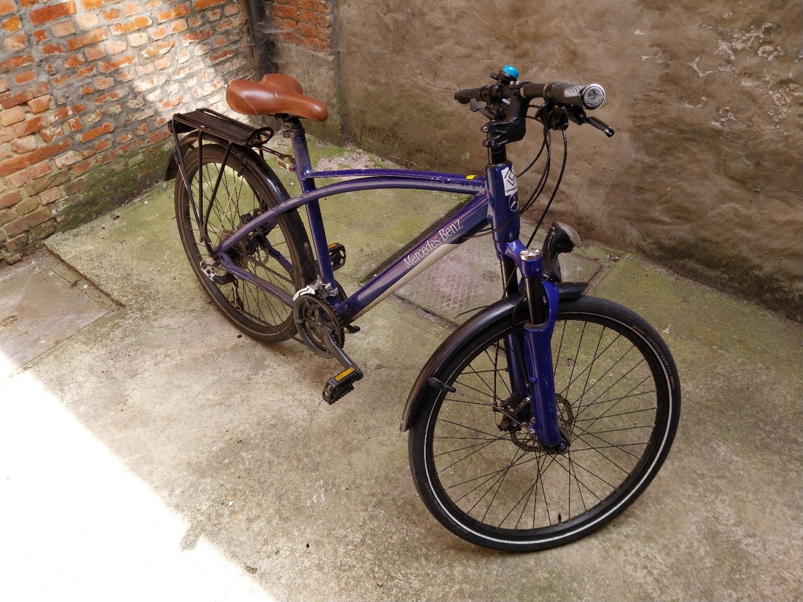 mercedes benz fiets 28inch, Fietsen en Brommers, Ophalen, Schijfrem