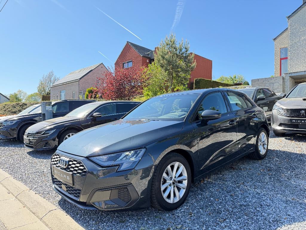 Audi A3 Sportback 30TFSI MHEV S-Tronic GARANTIE 1, Testrit aan huis, Stof, Navigatiesysteem, 5 zetels