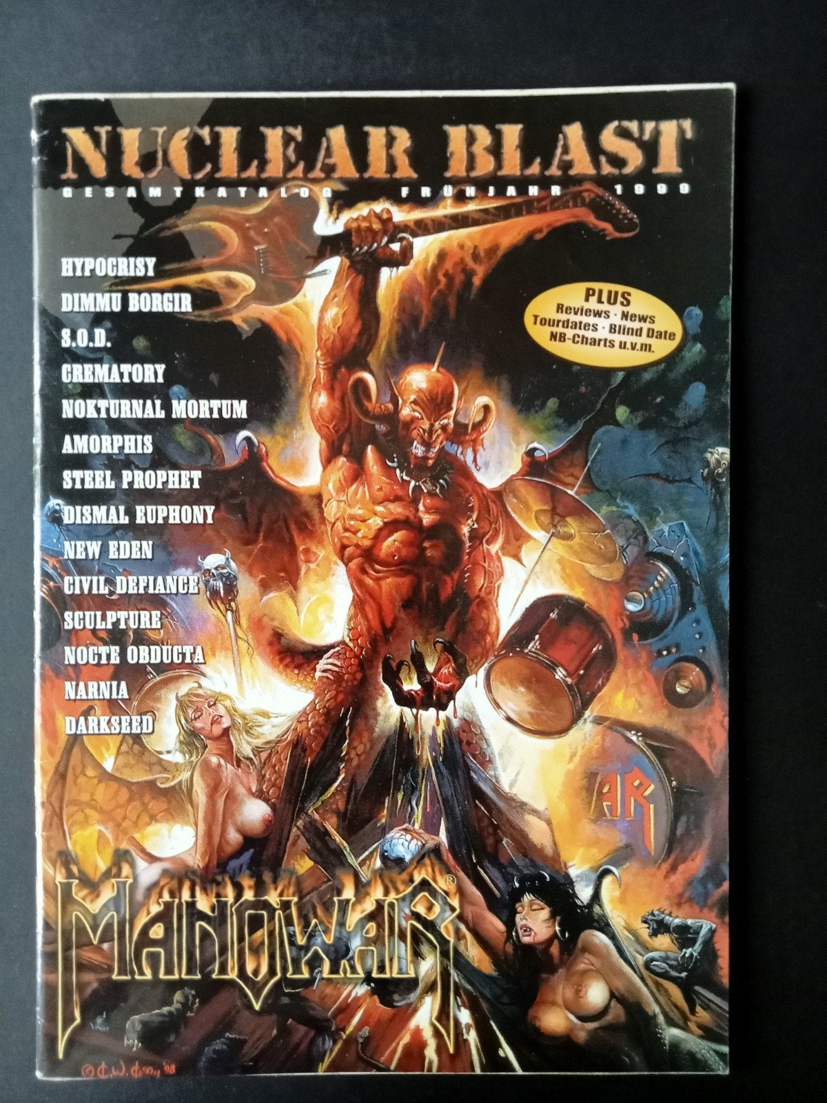 Manowar, Duits tijdschrift Nuclear Blast 1999