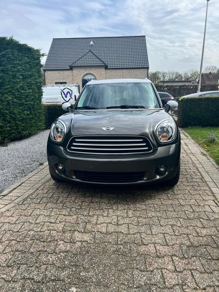 MINI Cooper Counteryman 2012 dizel 198542km, Auto's, Euro 5, Zwart, Countryman, Bruin