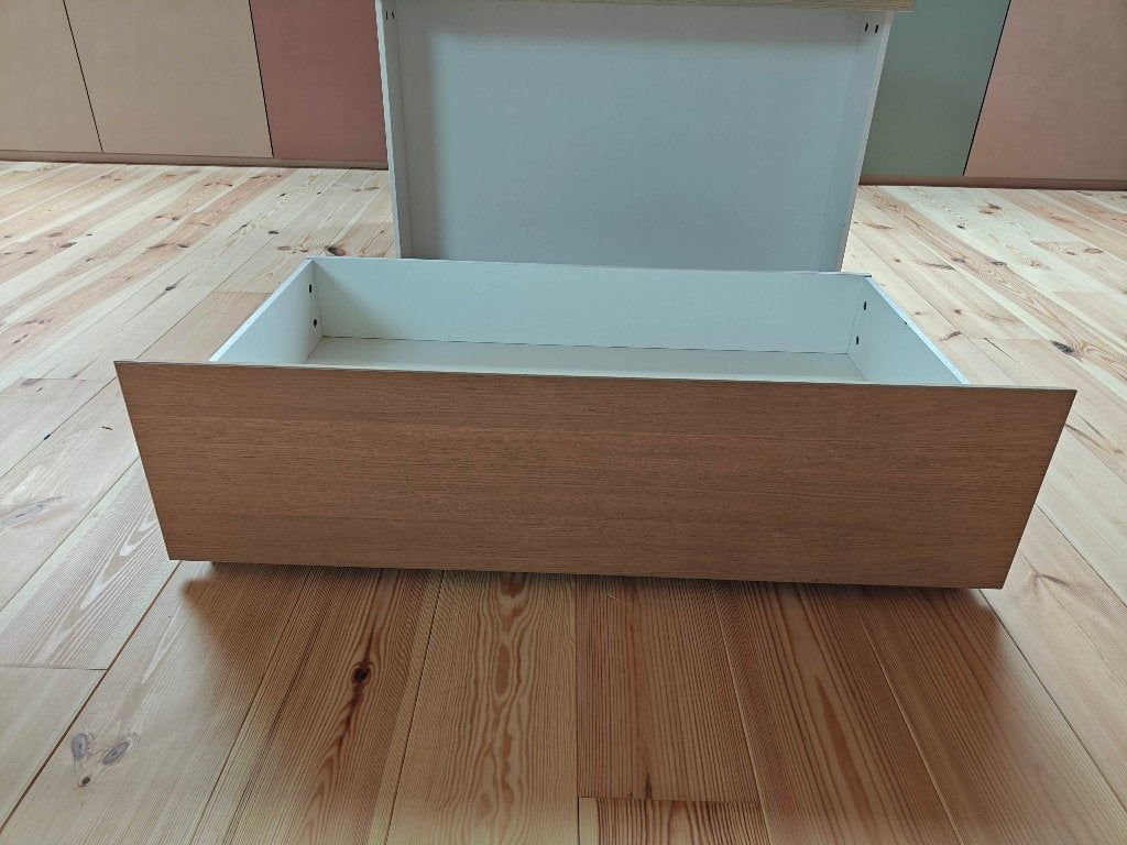 MALM Bedlade voor hoog bedframe, 100 cm (4 stuks), Maison & Meubles, Comme neuf, Brun, Enlèvement, 180 cm
