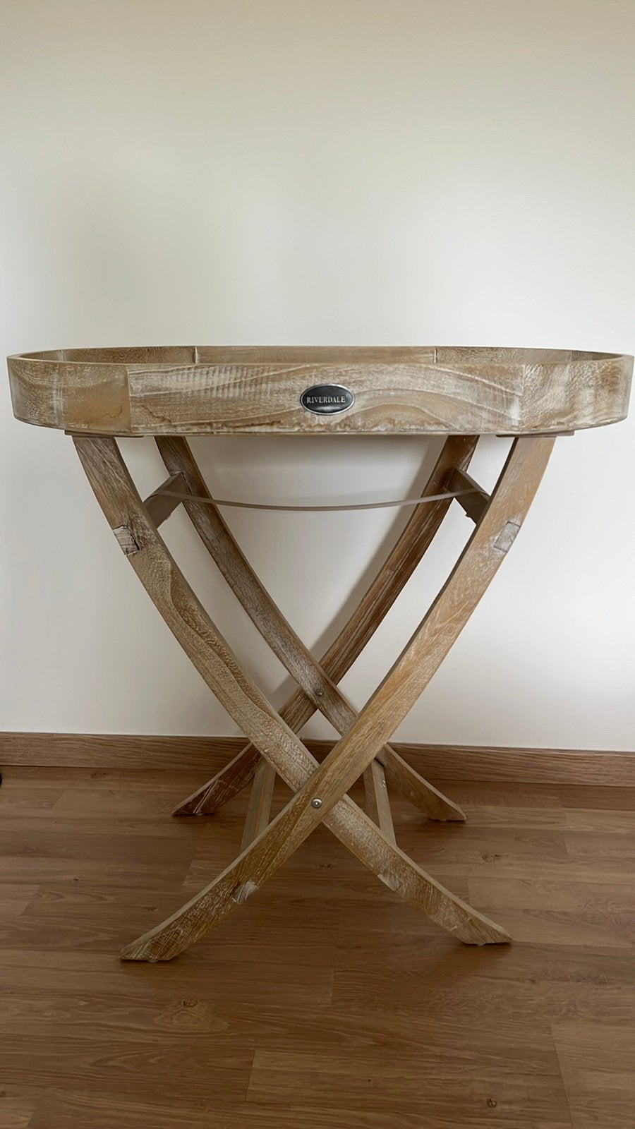 Riverside sidetable/dienblad/bijzettafel, Huis en Inrichting, Tafels | Sidetables, Ophalen, Gebruikt
