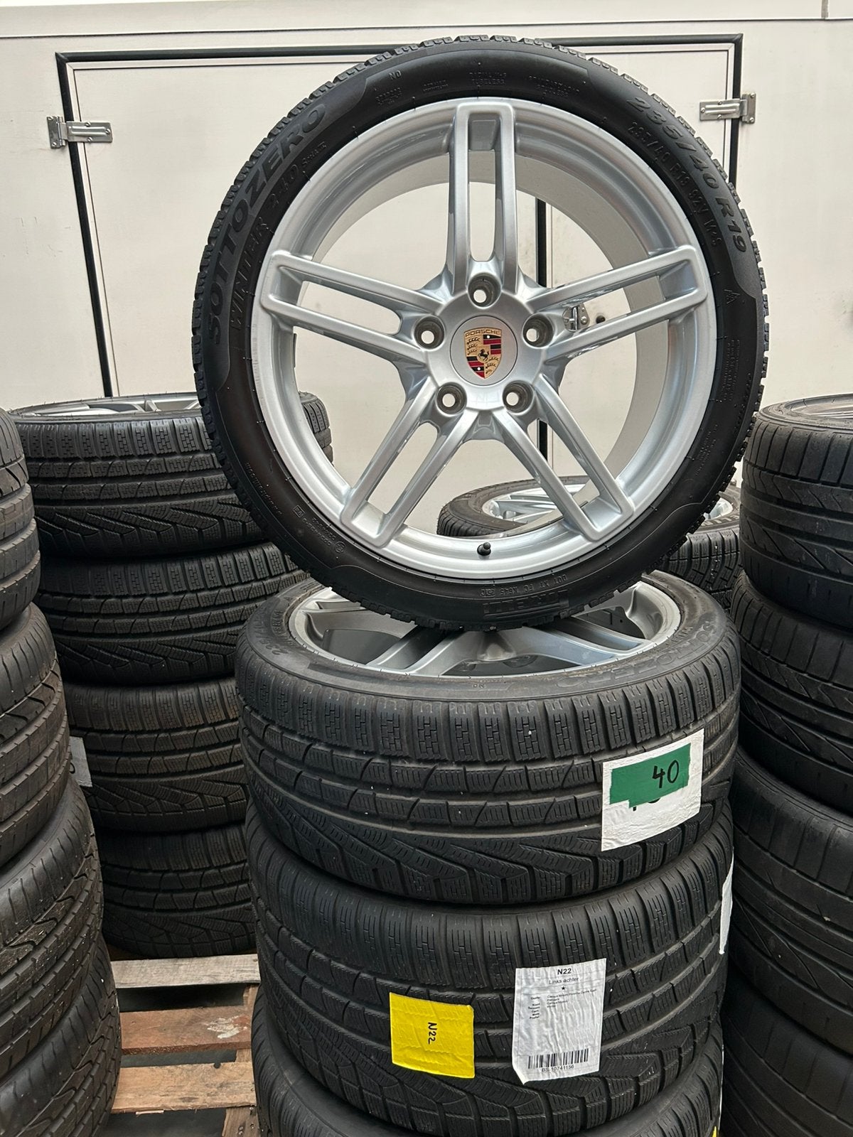 Porsche 911 991 19” winterwielen – Pirelli, Auto-onderdelen, Gebruikt, Winterbanden, Personenwagen, Ophalen