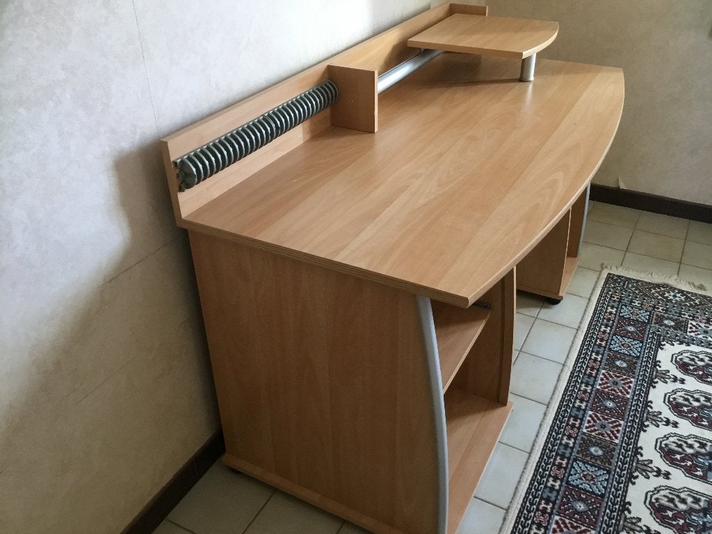 Beige bureau, Ophalen, Gebruikt, Hout, Klassiek
