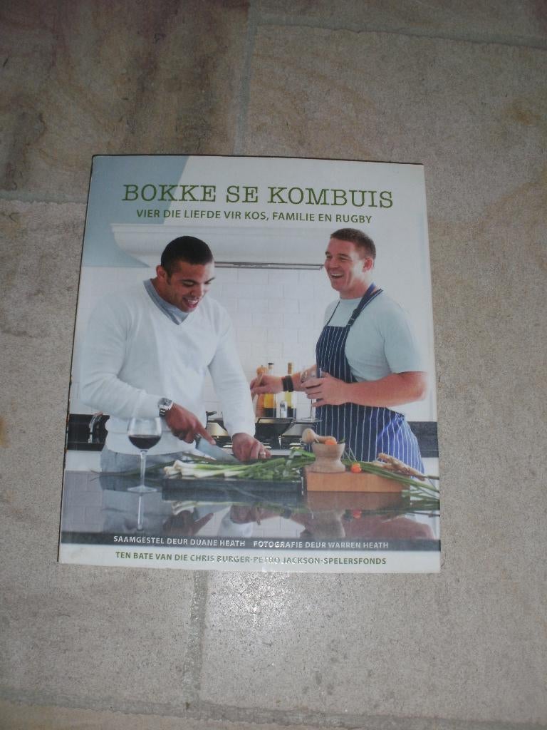 Bokke se kombuis,vier die liefde vir kos,familie en rugby., Boeken, Kookboeken, Ophalen, Nieuw, Duane Heath, Afrika