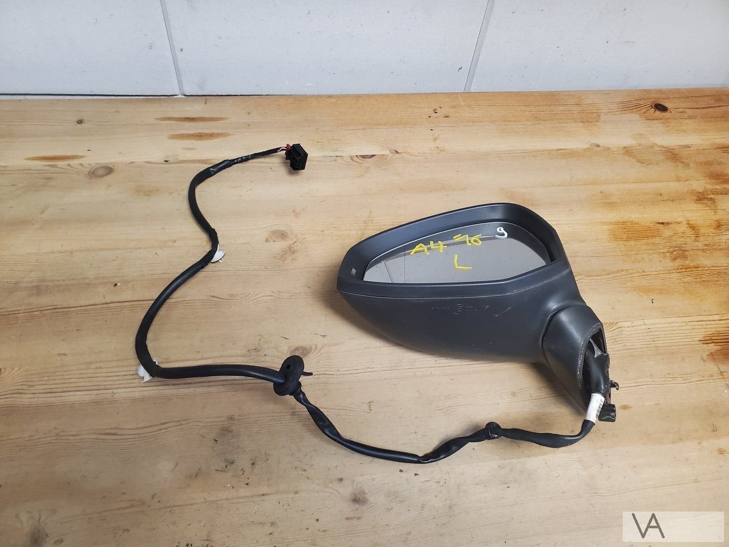 Audi A4 8w 2015 - 2023 spiegel links 9 draden grijs €150, Autos : Pièces & Accessoires, Rétroviseurs, -, Audi, Utilisé, -