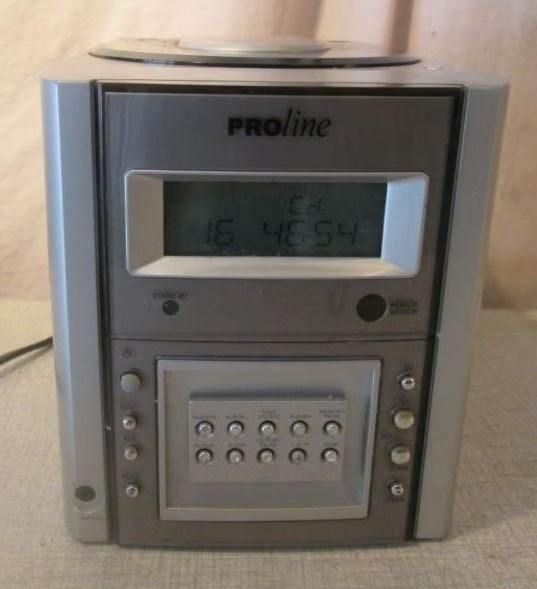 Leuke Retro Micro Stereoset - Proline, Ophalen of Verzenden, Zo goed als nieuw, Tuner of Radio