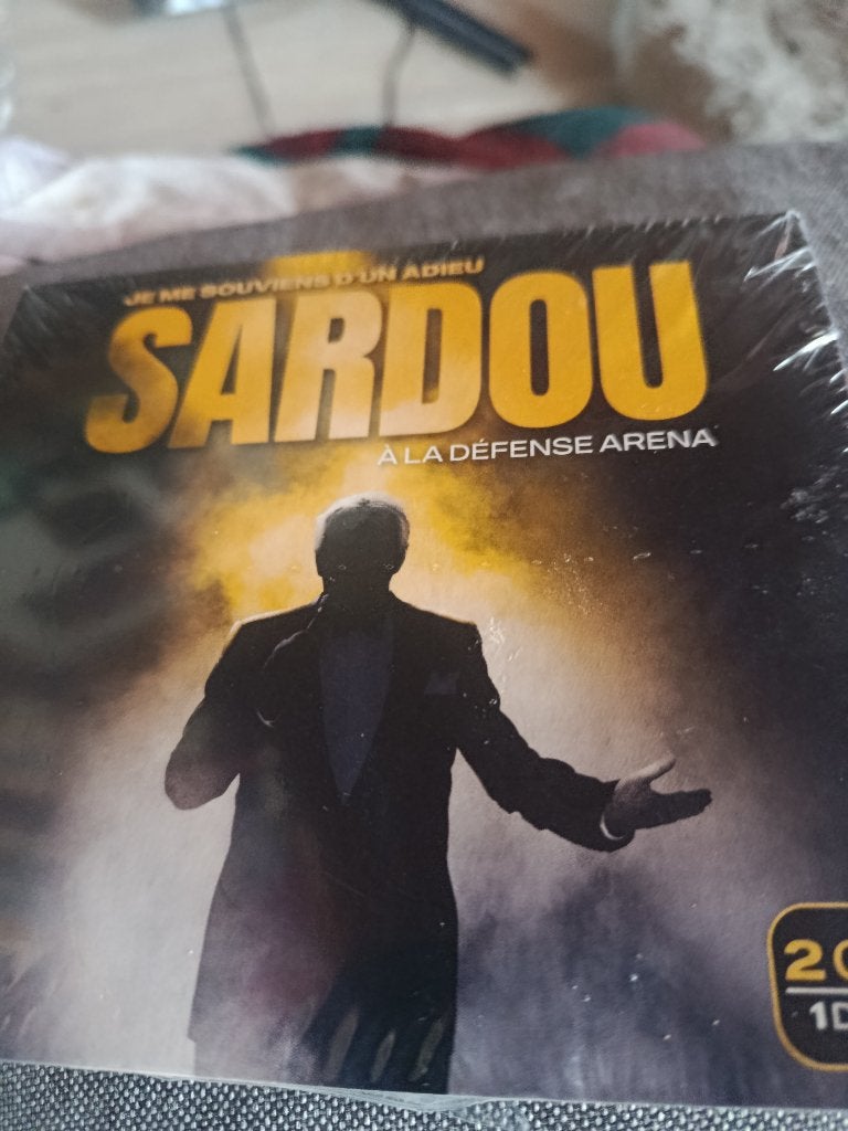 Cd DVD concert Michel Sardou, Enlèvement, Neuf, dans son emballage