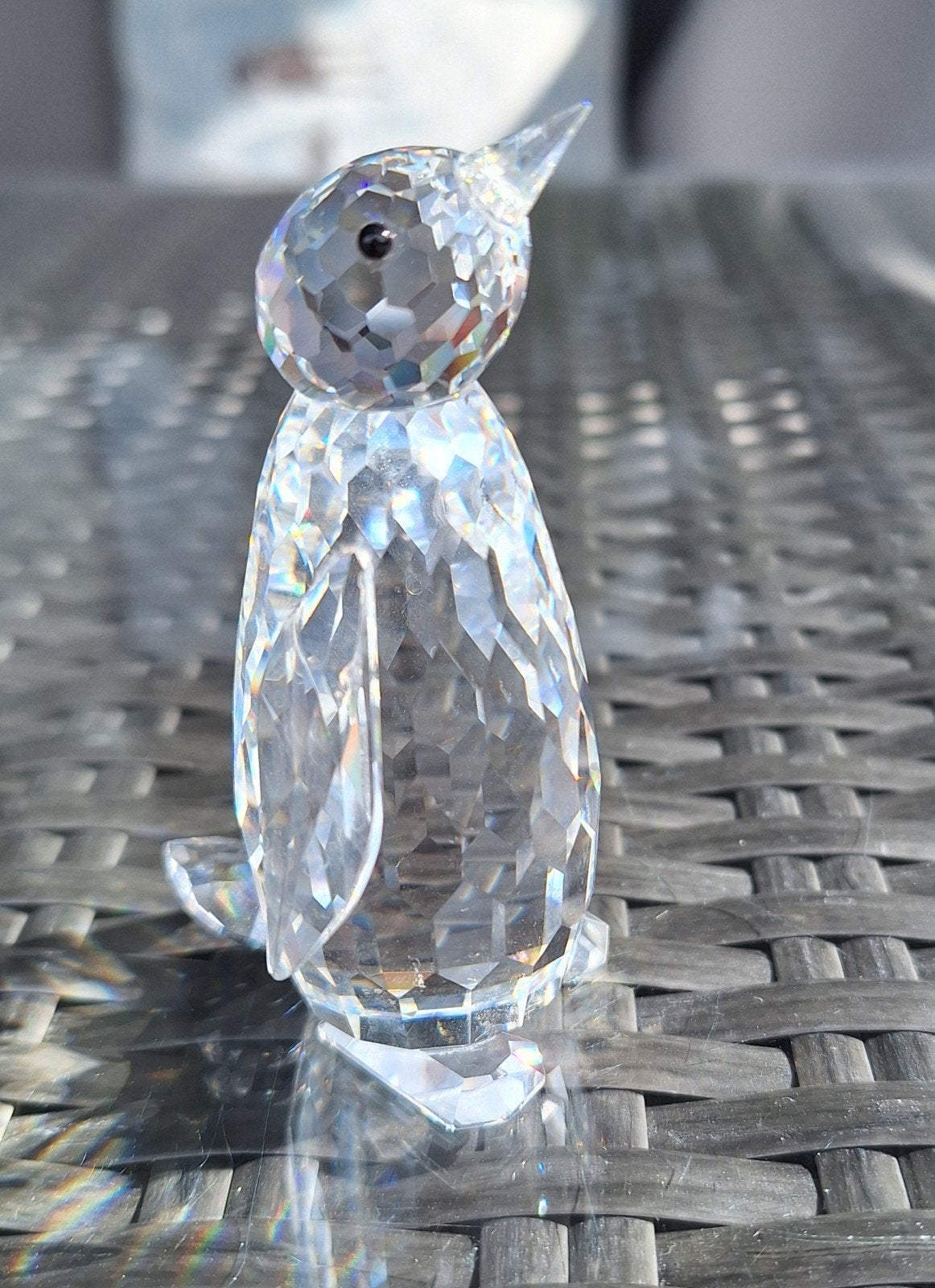 Pinguin groot Swarovski, Ophalen