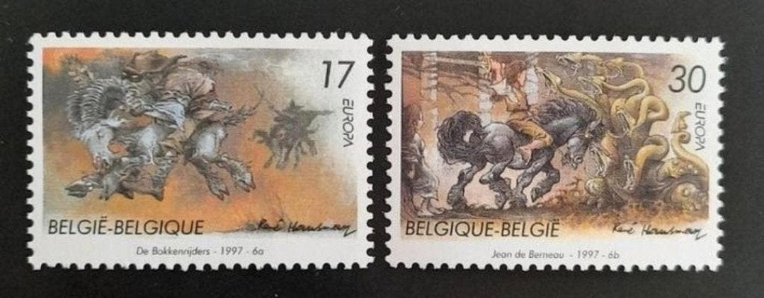 België: OBP 2693/94 ** Europa 1997., Europa, Frankeerzegel, Ophalen of Verzenden, Zonder stempel