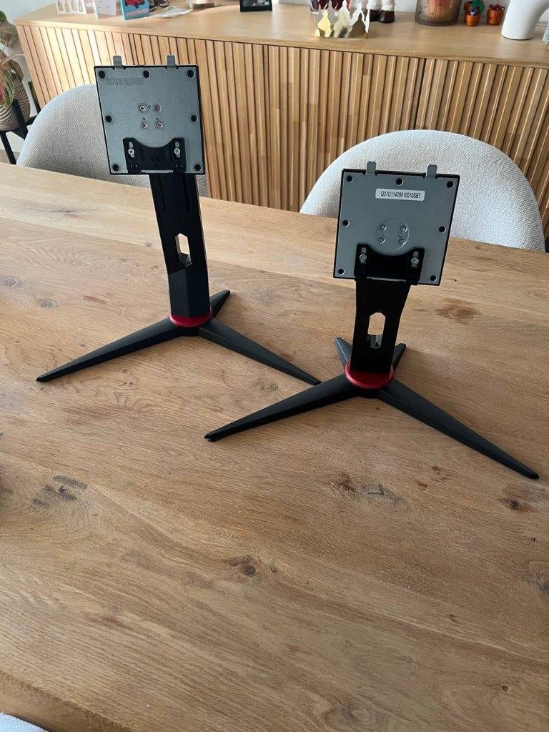 AOC Monitorvoeten 27 inch, Ophalen of Verzenden, Zo goed als nieuw