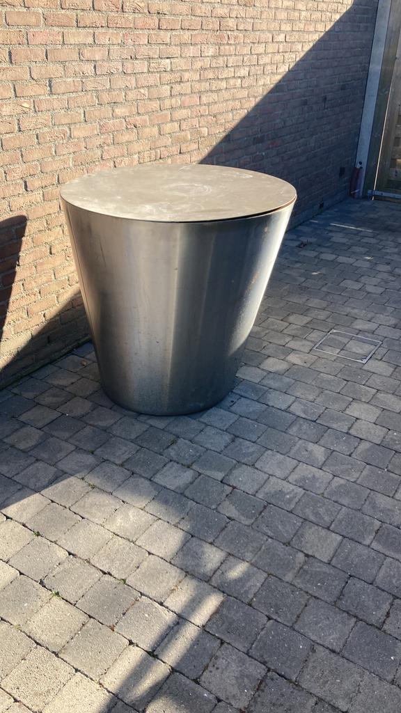Bartafel (conisch) rond - Inox 316 RVS, Ophalen, Gebruikt, Rond, Rvs