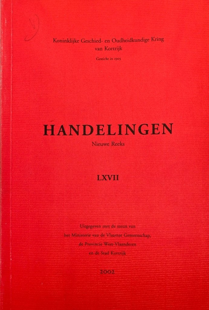 HANDELINGEN LXVII (2002) - KGOKK, Ophalen of Verzenden, Zo goed als nieuw, Diverse auteurs