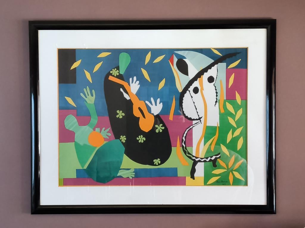 La Tristesse du Roi. Henri Matisse 1952., Ophalen, Zo goed als nieuw, 100 tot 125 cm, Foto of Poster