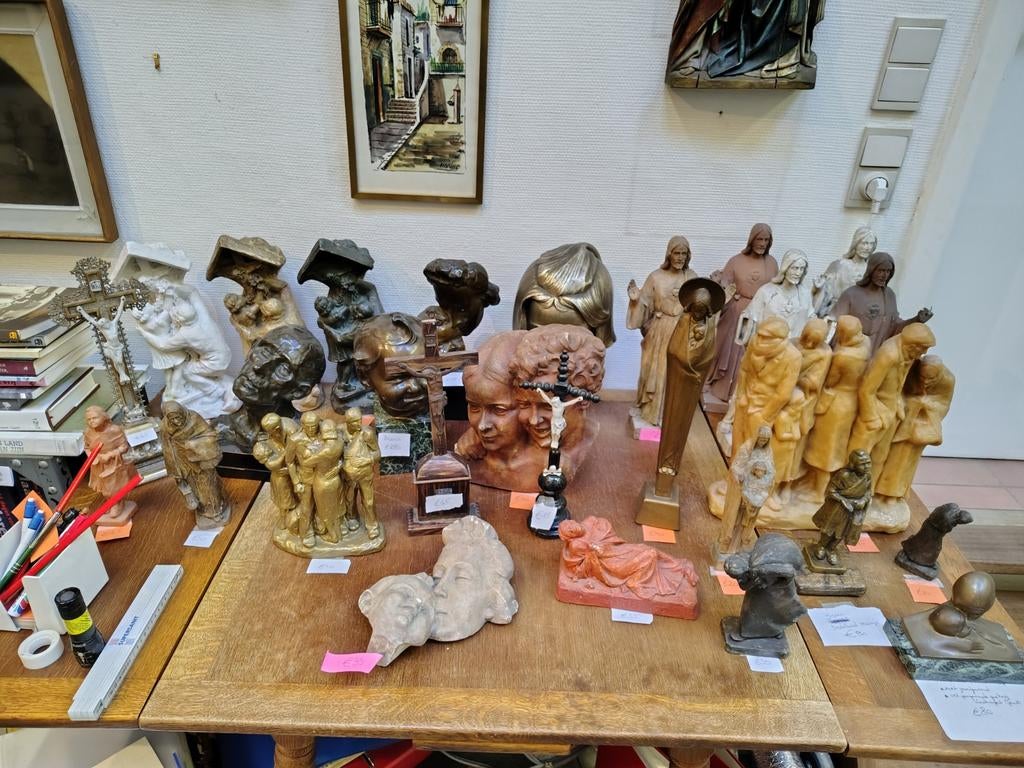 Verkoop museum Maurice Vander Meeren Tielt, Antiquités & Art, Enlèvement ou Envoi, Brons