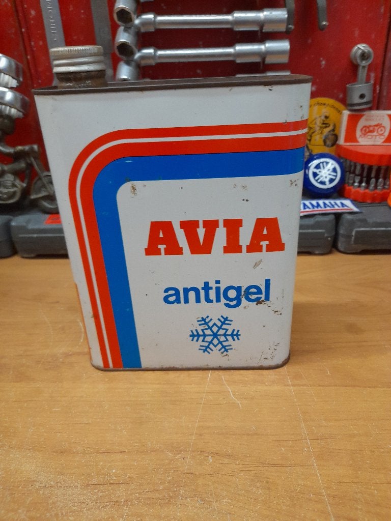 Oude lege oliekan via antivries, Verzenden, Gebruikt, Overige typen