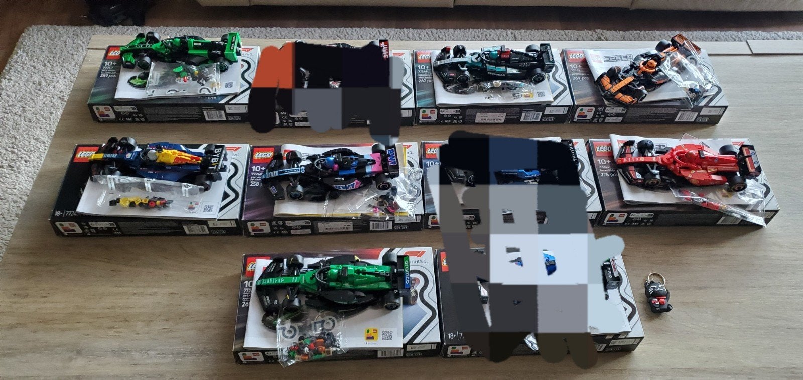 Lego speed champions F1 set 7 stuks
77242 , 77243 , 77244 ,, Ophalen of Verzenden