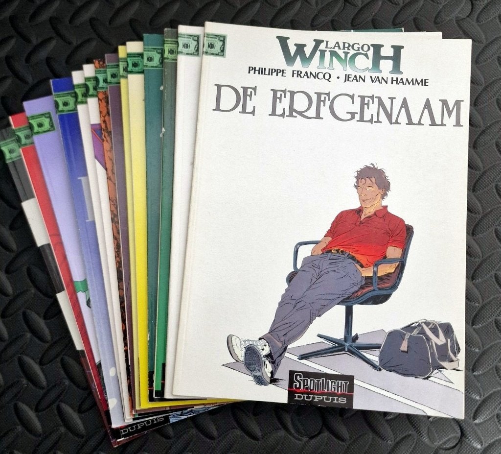 Largo Winch strips NL - 14 albums (1-2, 5-16) Dupuis, Meerdere stripboeken, Ophalen, Gelezen