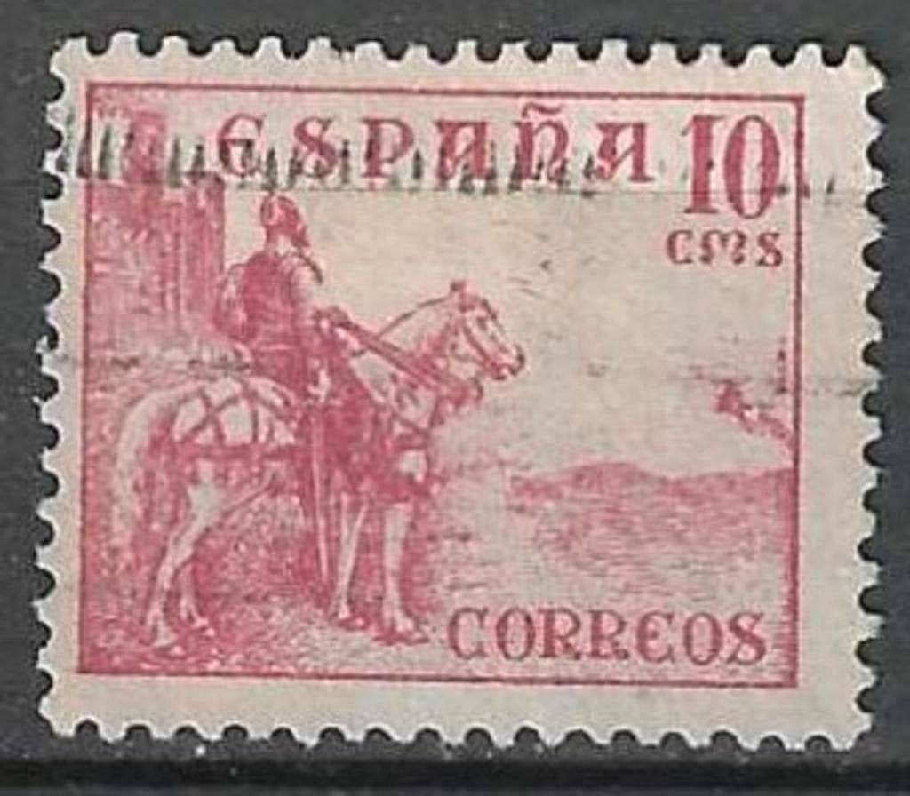 Espagne 1949 - Yvert 786 - Pour les enfants de l guerr (ST), Envoi, Affranchi