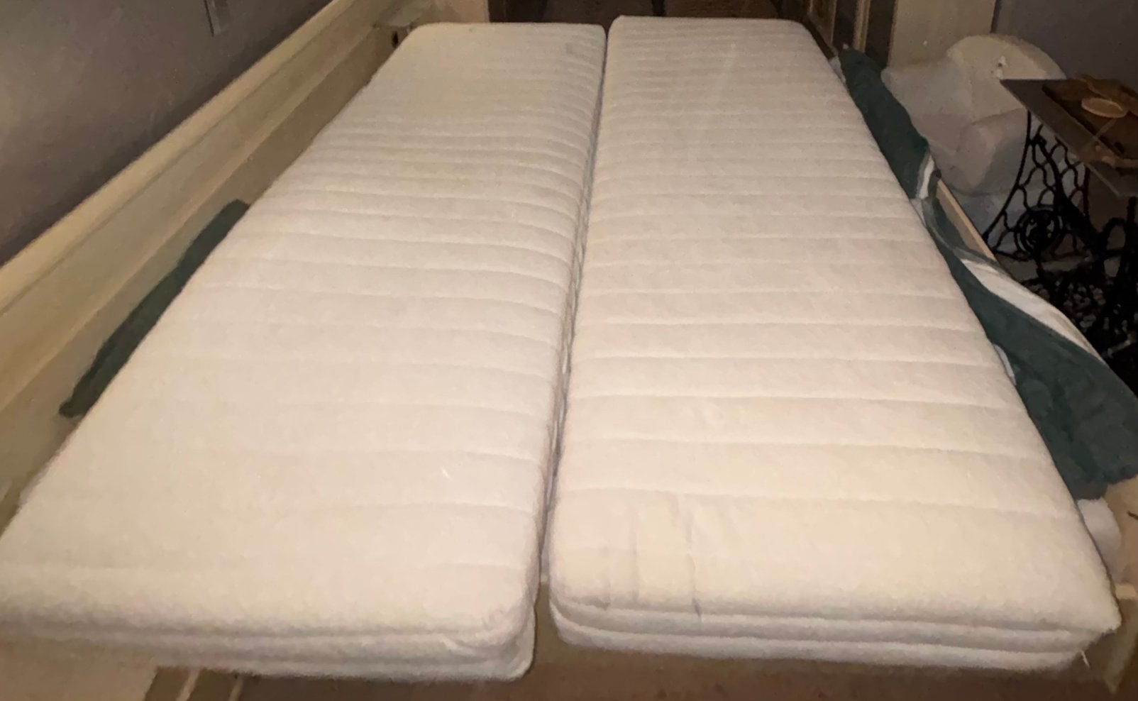 2 matelas — 80 x 200 cm, Maison & Meubles, Matelas, Une personne, Utilisé, 200 cm