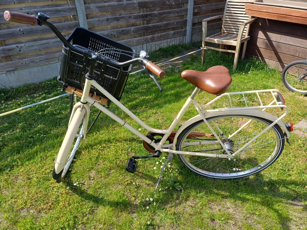 Damesfiets, Ophalen