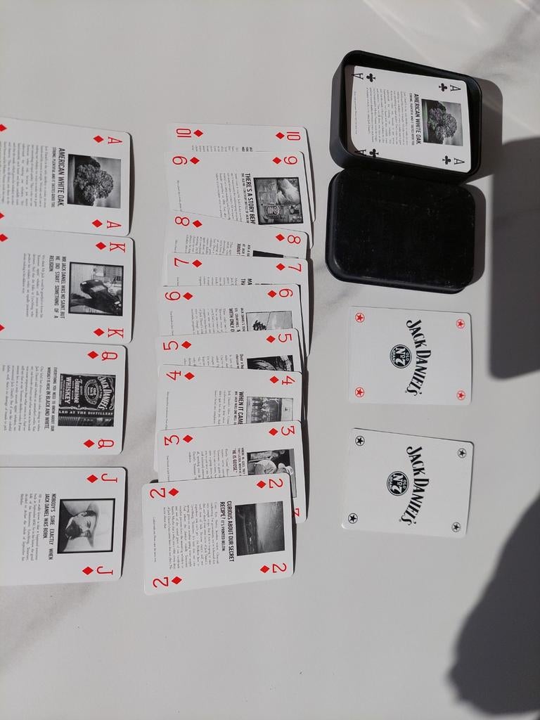 Jeu de carte pièce unique Jack Daniel's, Ophalen