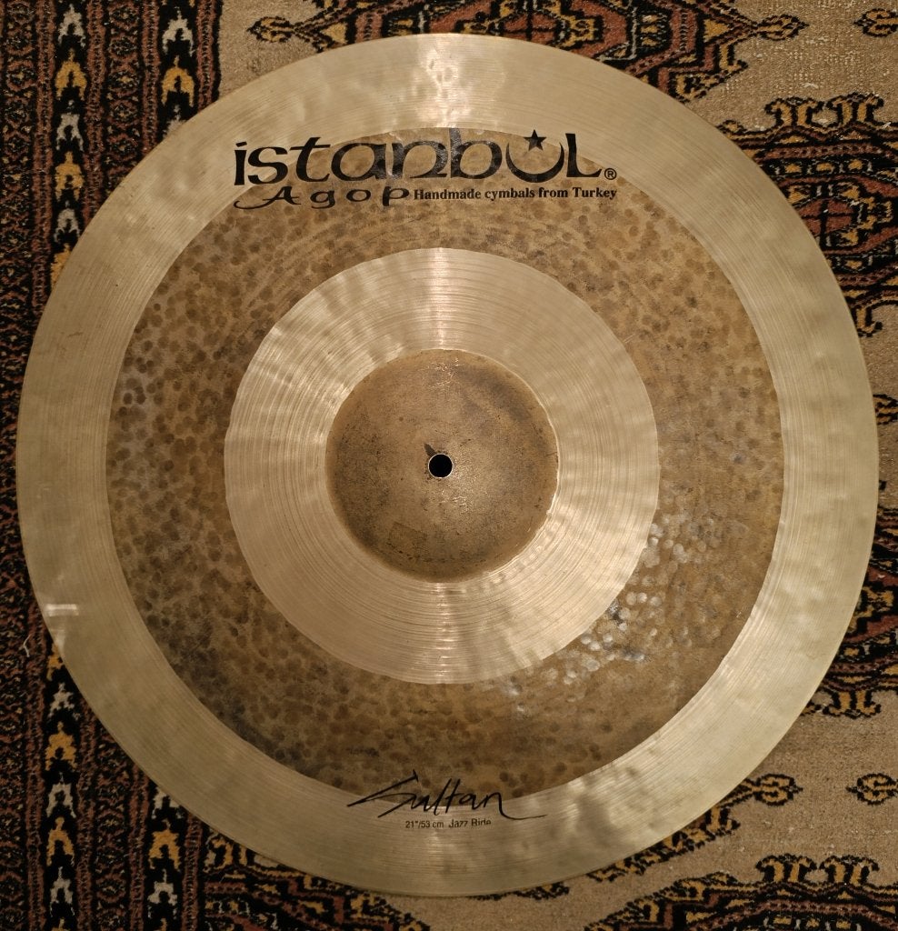 Istanbul Agop Sultan 21" Jazz Ride, Musique & Instruments, Batteries & Percussions, Enlèvement ou Envoi, Comme neuf, Autres marques