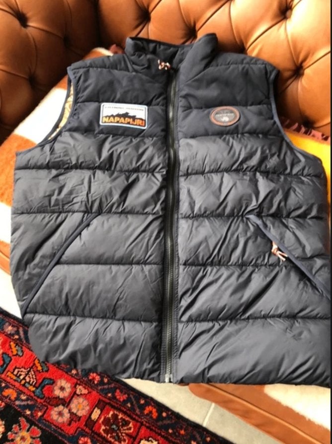 NAPAPIJRI XL jas zonder mouwen, Kleding | Heren, Jassen | Winter, Blauw, Ophalen of Verzenden, Napapijri, Maat 56/58 (XL)