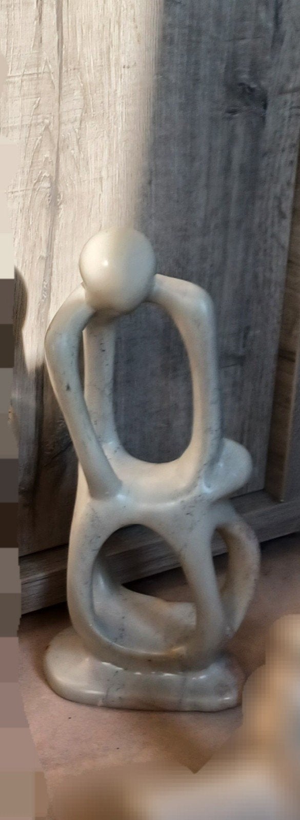 3 verschillende beelden in speksteen .. apart =€ 10, Antiek en Kunst, Ophalen