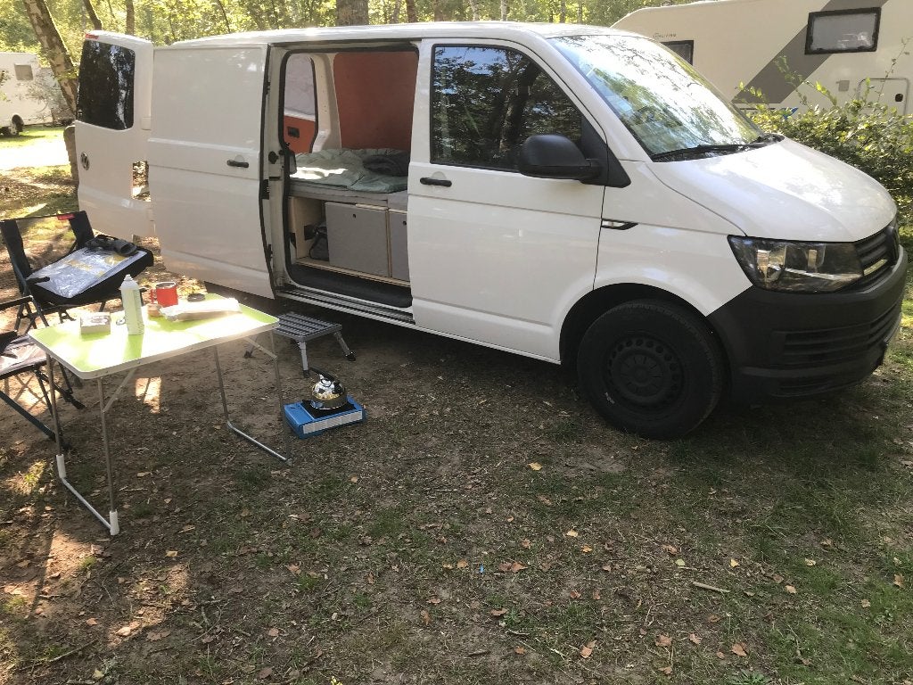 VW T6 CAMPING, Caravanes & Camping, Siège standard, Autres marques, Vitres électriques, Diesel