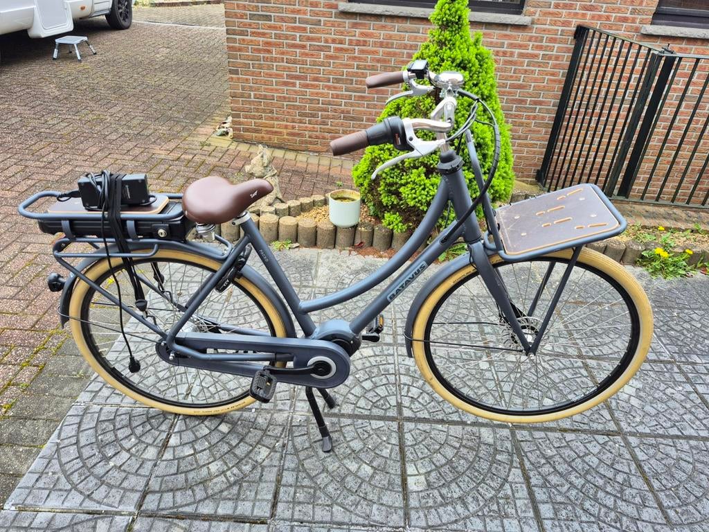 Elektrische Batavus transportfiets., Batavus, Comme neuf, 30 à 50 km par batterie, Enlèvement