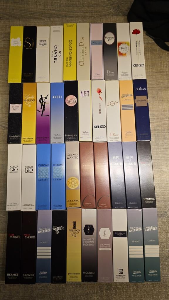Parfums de poche 33ml, Enlèvement ou Envoi