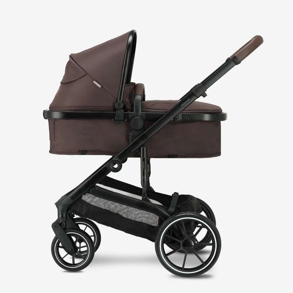 Deryan Noa Kinderwagen 2-in-1 - Wandelwagen - Chocolate, Enlèvement ou Envoi, Comme neuf, Autres marques, Dossier réglable