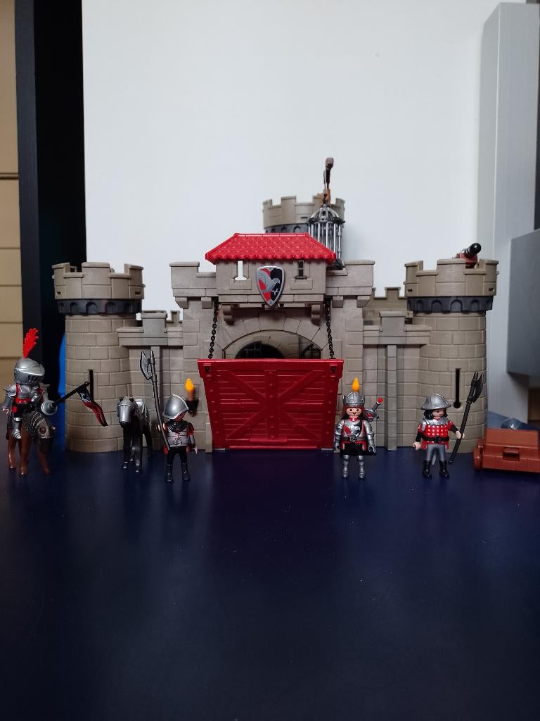Playmobil Burcht van de orde van de Valkenridders - 6001, Ophalen of Verzenden, Zo goed als nieuw, Complete set