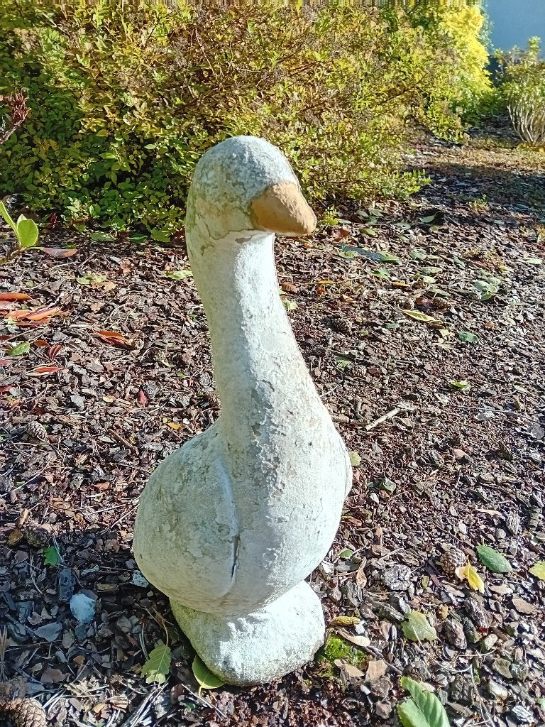 Eendjes in beton, Ophalen, Gebruikt, Beton, Dierenbeeld