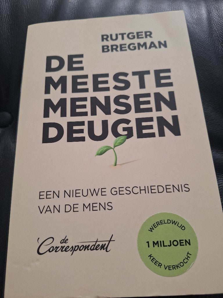 boek: De meeste mensen deugen, Boeken, Ophalen, Gelezen, Rutger Bregman