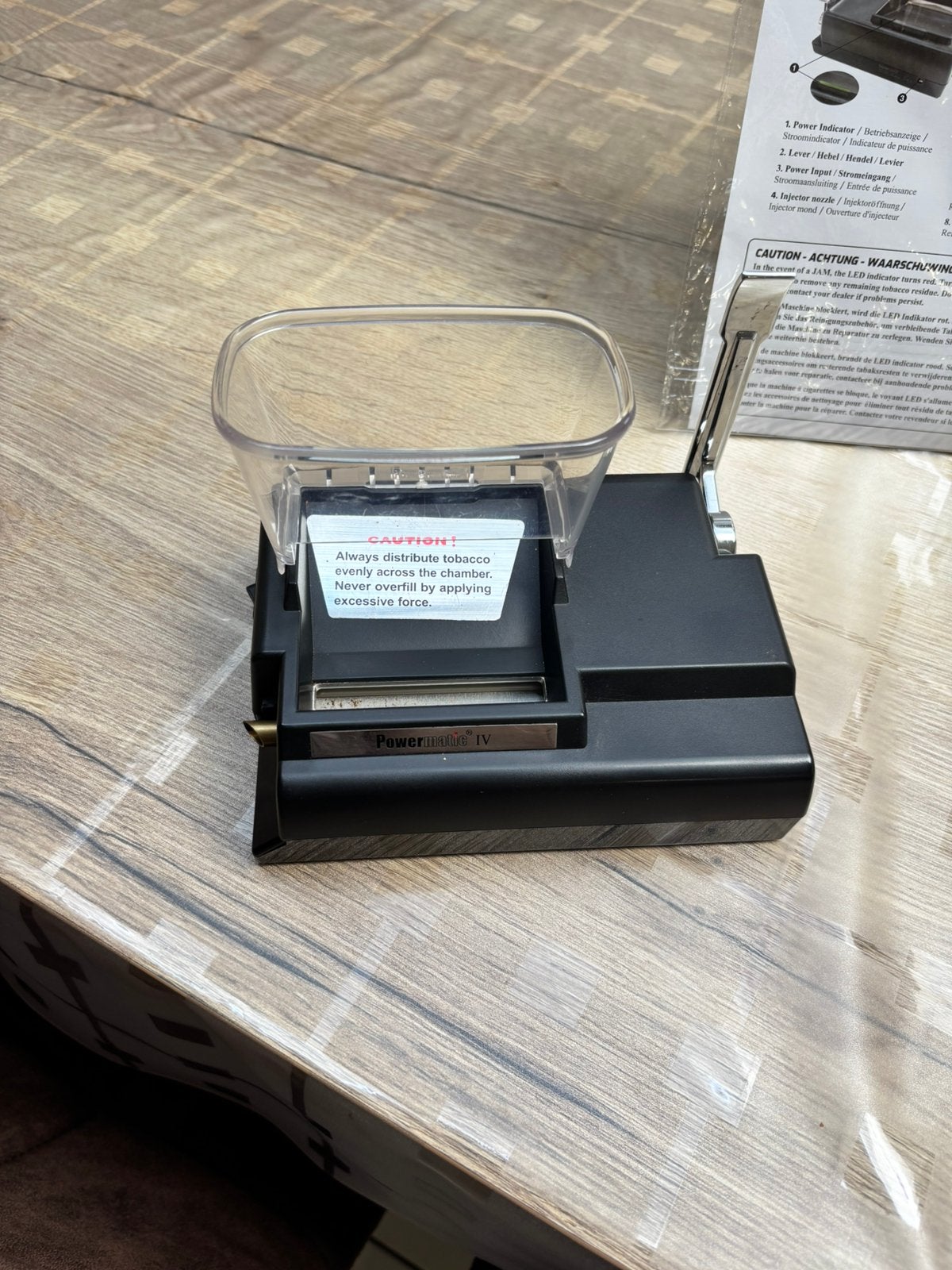 Powermatic 4 elektrische sigarettenmaker, Enlèvement, Comme neuf