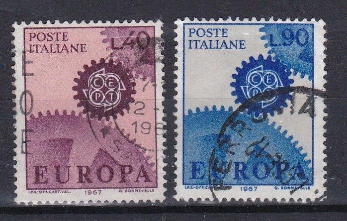 Italië 1967 - nr 1224-1225, Verzenden, Gestempeld