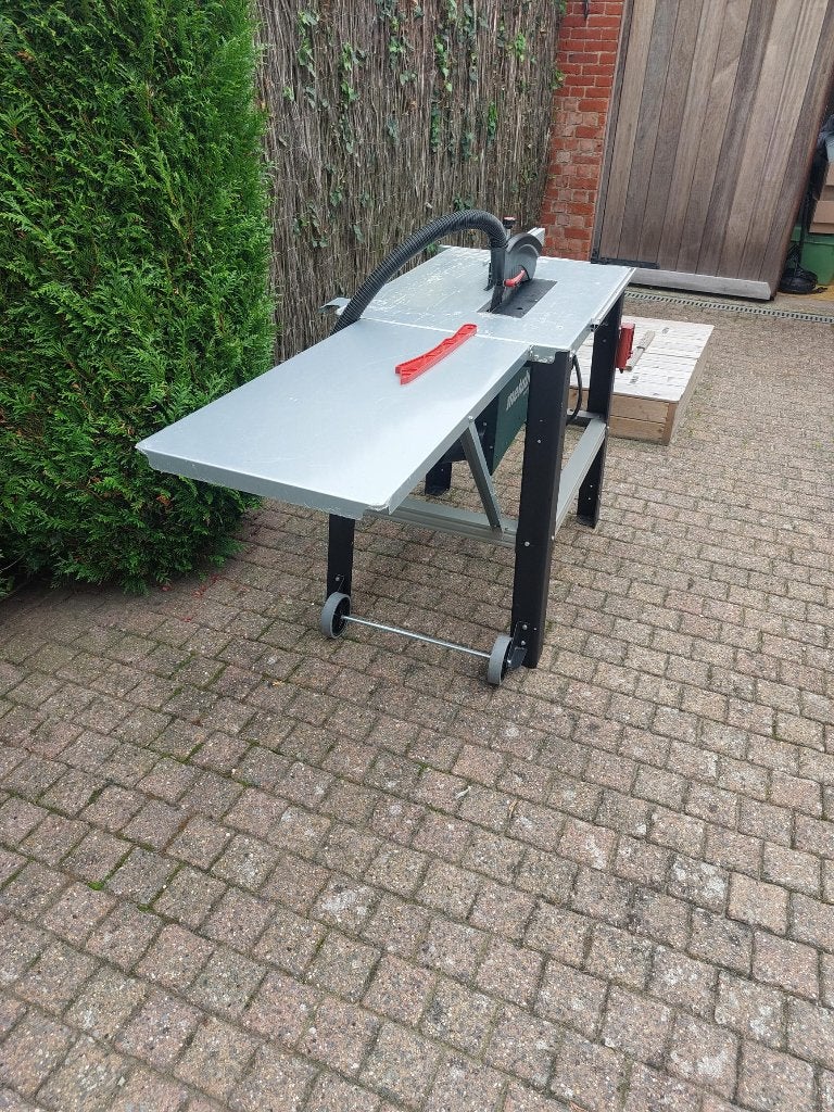 Metabo TKHS 315C 2,0 Kw paneelzaag, amper gebruikt., Doe-het-zelf en Bouw, Ophalen, Gebruikt, Overige typen, Metabo