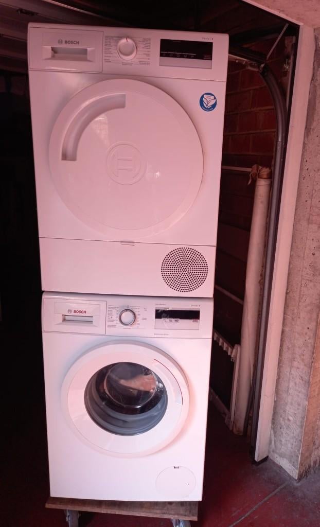 Bosch A+++ wasmachine. Bosch droger 8 kg, Ophalen, Zo goed als nieuw