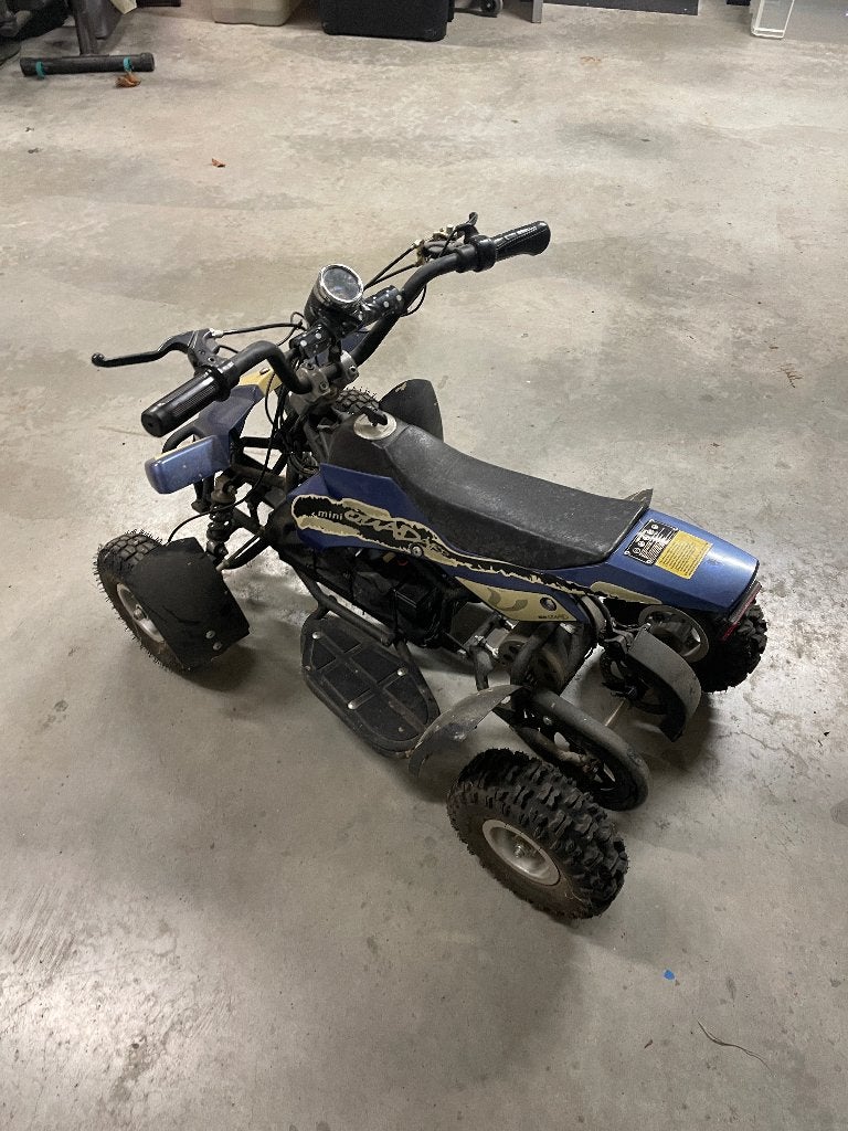Elektrische Quad 500 Watt, blauw, Ophalen, Gebruikt